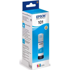 Genuine Epson 101 Ecotank Ink Bottle 70 Ml Cyan