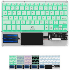 JEQANG JB-329 Wireless BT Ultra Thin Charging Keyboard - Green