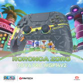 Fantech Nova Pro WGP14 V2 Wireless Gamepad With Hall Effect Joysticks & Triggers Gaming Controller For PS4 PC Switch Android iOS (One Piece)