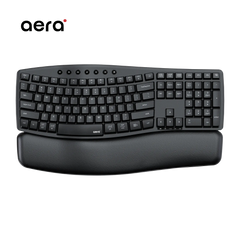 Fantech Wkm71 Aera Wireless Ergonomic Keyboard And Mouse Arch Combo