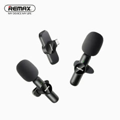 REMAX K10 RYUSIC SERIES TYPE C LIVE STREAM DUAL LAVALIER WIRELESS MICROPHONE