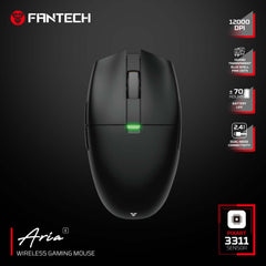 Fantech Aria Xd7e Wireless Gaming Mouse - Black