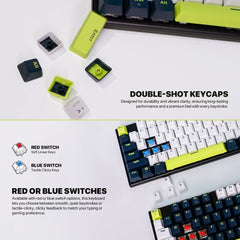 Fantech Atom87s Mk877s Mechanical Gaming Keyboard Mori Edition White