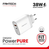 Fantech Cwq202 Powerpure Usb Charger (pd+qc)
