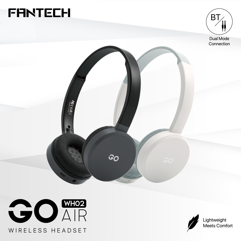 Fantech GO AIR WIRELESS HEADPHONE WH02 - CompuMe