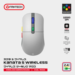 Fantech Kanata s Wg9s Super Maxfit Wireless Gaming Mouse - Dual Mode Connection