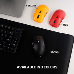 Fantech Kanata s WG9S Wireless Gaming Mouse - Yellow, mice