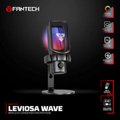 Fantech Leviosa Wave Wmcx01 Wireless Condenser Microphone Black