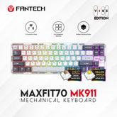Fantech Maxfit70 Mk911 Vibe Edition Epic Greyscale Mechanical Gaming Keyboard