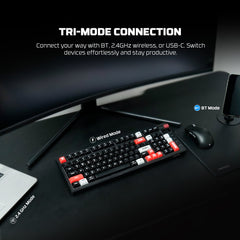 Fantech Mk918 Atom Pro97 Wireless Mechanical Gaming Keyboard Black