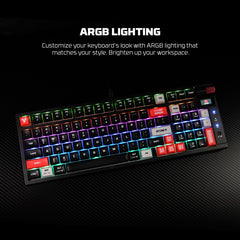 Fantech Mk918 Atom Pro97 Wireless Mechanical Gaming Keyboard Black
