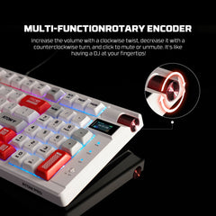 Fantech Mk918 Atom Pro97 Wireless Mechanical Gaming Keyboard White