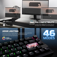 Fantech Mk920 Maxfit6 Wireless Mechanical Gaming Keyboard White