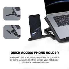 Fantech Nc14 Notebook Cooler Laptop Cooling Pad