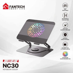 FANTECH NC30 RGB Magnetic Cooling Pad