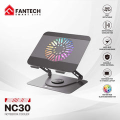 Fantech NS30 Notebook Stand and Cooling Fan RGB