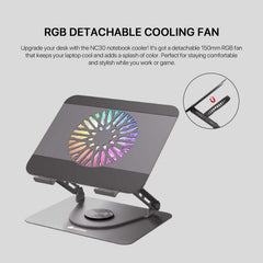 Fantech NS30 Notebook Stand and Cooling Fan RGB