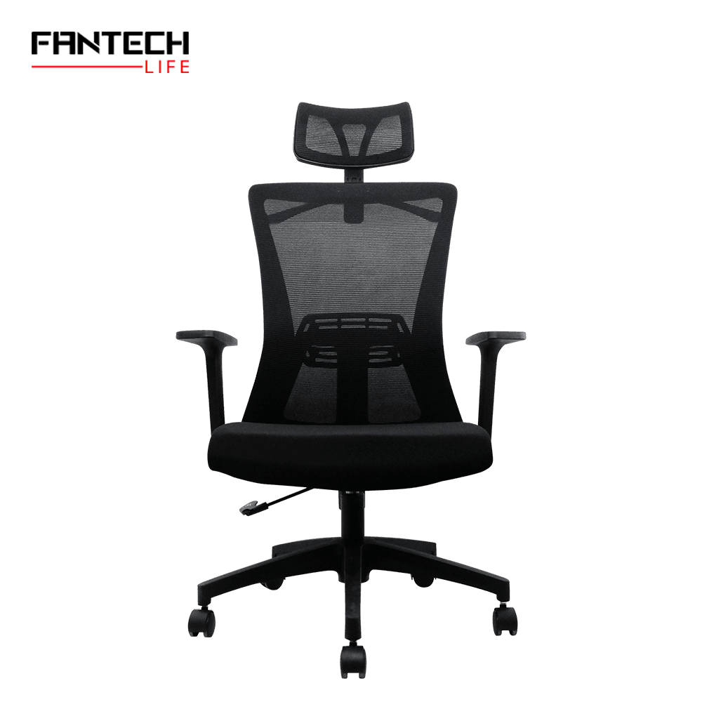 FANTECH OC-A258 OFFICE CHAIR – BLACK - CompuMe