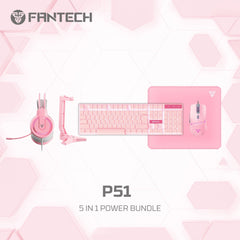 Fantech P51 Power Bundle Gaming Keyboard and Mouse