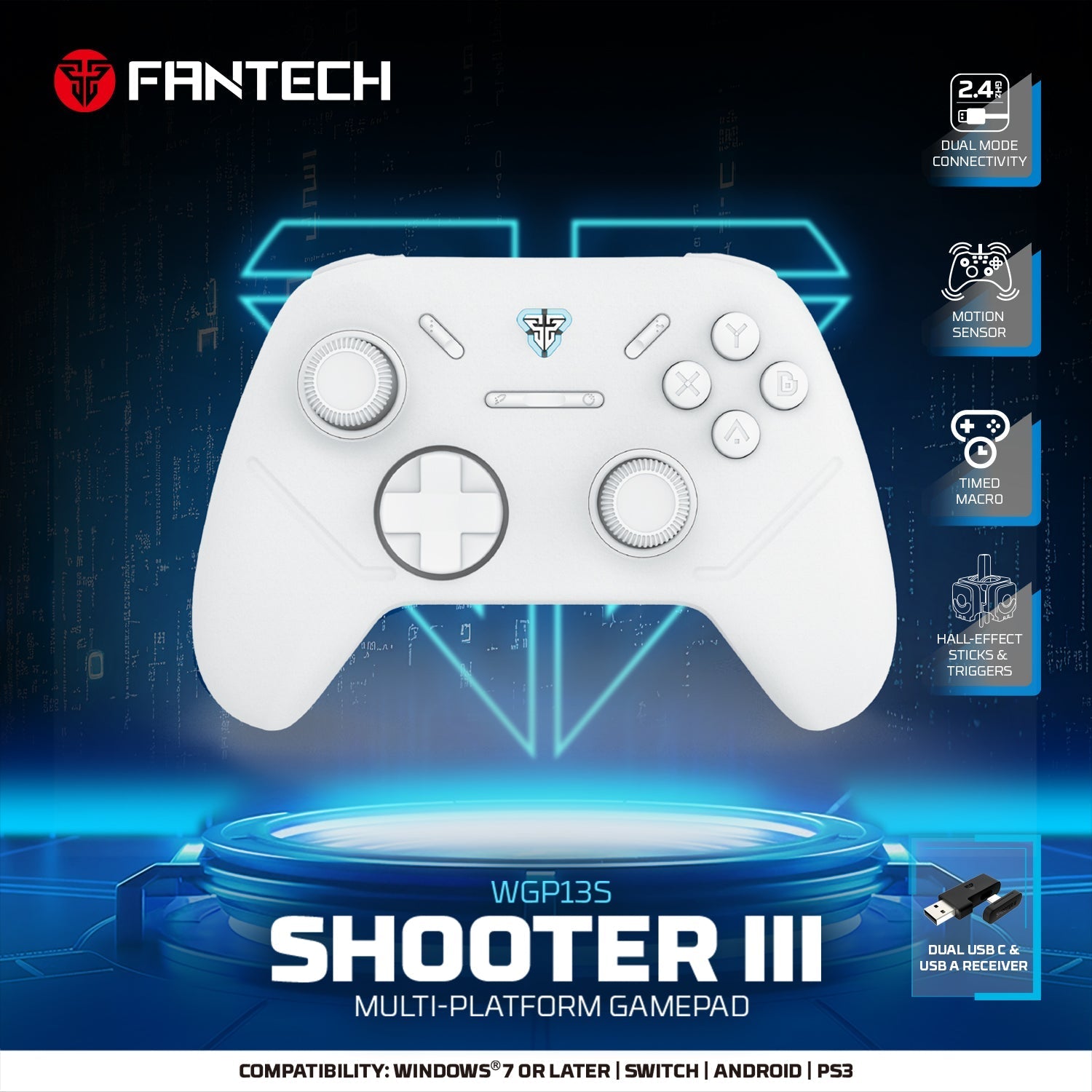 Fantech Shooter Ii WGP13S Controller, gamepad