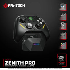 Fantech WGP18 ZENITH PRO Tri-mode Connectivity Timed Macro Hall-Effect RGB Mechanical Gamepad