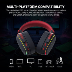 Fantech Whg02p Harmony Pro Wireless Gaming Headset