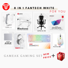 Fantech White 8 in 1 Gameak Gaming Set