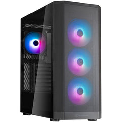 SilverStone FARA 514X (Black) ARGB ATX Mid Tower Tempered Glass Gaming Case, Dual 360m Radiator Support w/ USB Type-C & 4x120mm ARGB Fans | SST-FA514X-B |