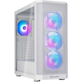 SilverStone FARA 514X (White) ARGB ATX Mid Tower Tempered Glass Gaming Case, Dual 360m Radiator Support w/ USB Type-C & 4x120mm ARGB Fans | SST-FA514X-WG |