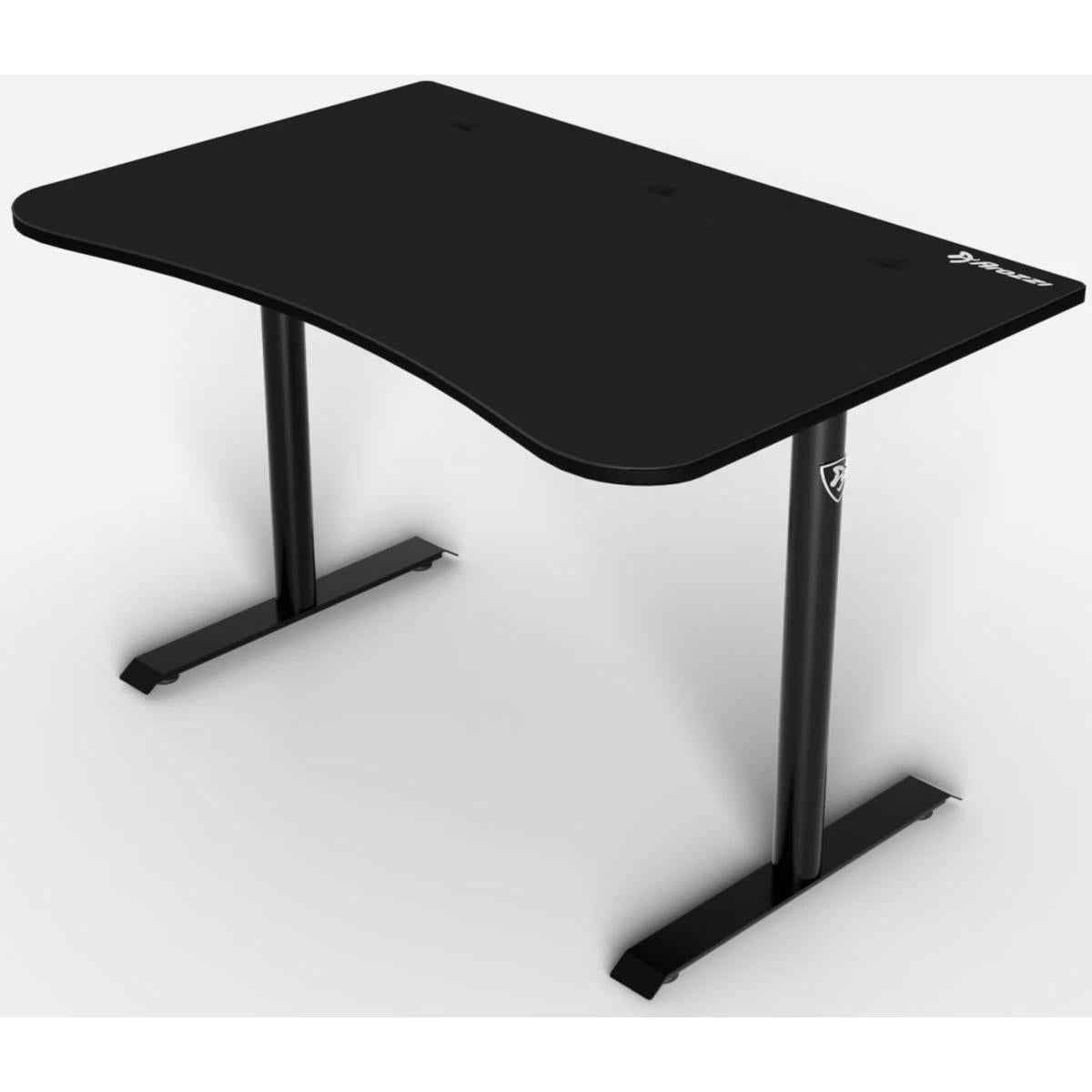 Arozzi Arena Fratello Curved Desk Full Surface Water Resistant Mat Custom Monitor Mount Cable Management Pure Black