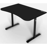 Arozzi Arena Fratello Curved Desk Full Surface Water Resistant Mat Custom Monitor Mount Cable Management Pure Black