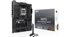 ASUS X870 MAX GAMING WIFI7 (Wi-Fi 7) AMD RYZEN 7000 8000 9000 Series AM5/DDR5/PCIe 5.0/3xM.2 - ATX Gaming MotherBoard