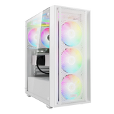 Gamdias Aura ARGB PC case for desktop computer builds and component installation