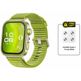 HUAWEI WATCH FIT 4 Pro Smart Watch, 1.82" Display, Sapphire Glass, GPS for Pro-Level Outdoor Sports, ECG, up to 10Day Battery Life, iOS & Android, Green + FREE HUAWEI Scale