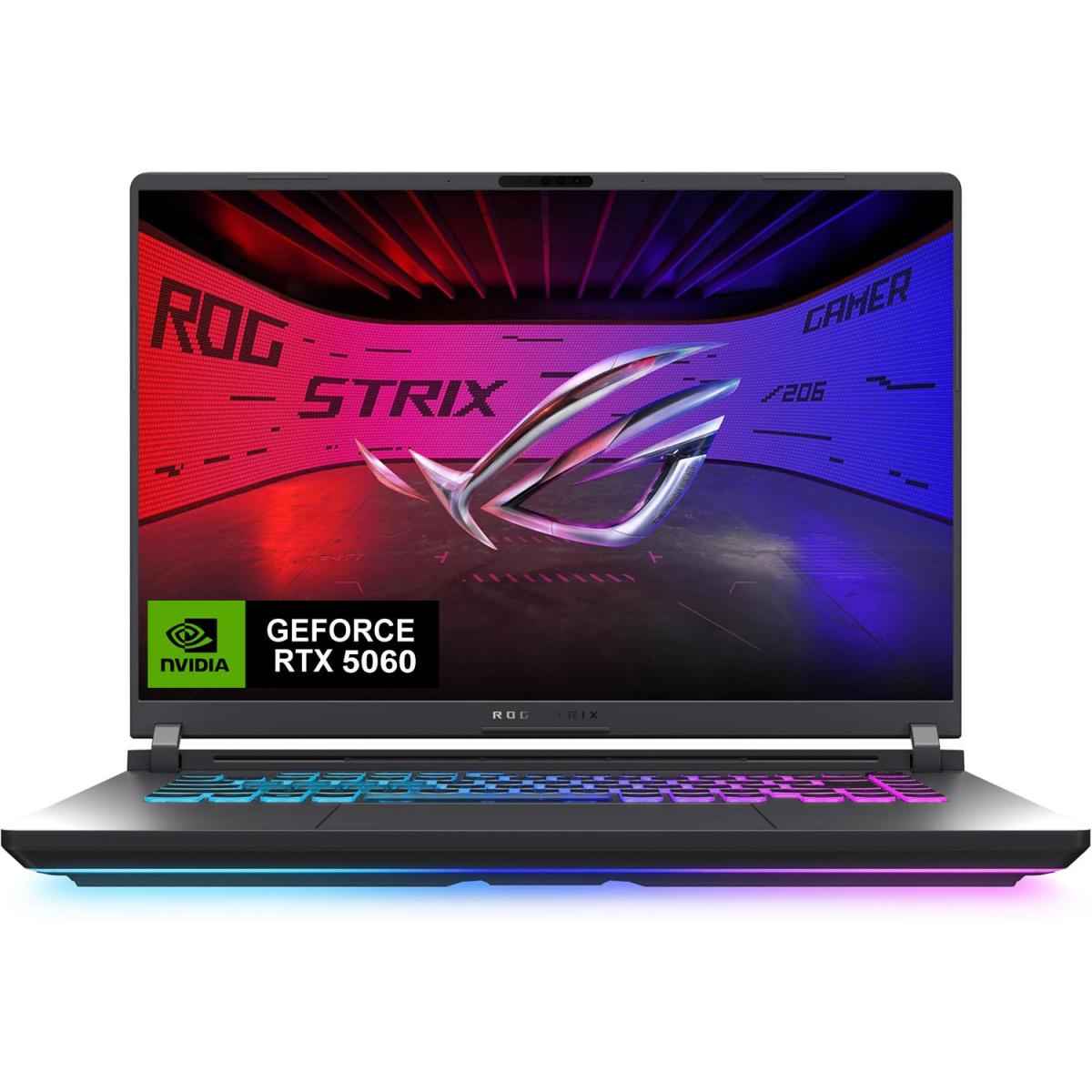 Asus Rog Strix G16 (2025) G614fm New 9gen Amd Ryzen™ 9 9955hx 16 Cores W/ Nvidia Rtx 5060 8gb Ddr7 & 16" Ips 165hz Display Eclipse Gray