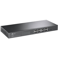 Tp Link Jetstream Tl SG2218 16 Port Gigabit Smart Managed Switch 2 SFP Slots Omada Sdn Integratedl2/L3/L4 Qos