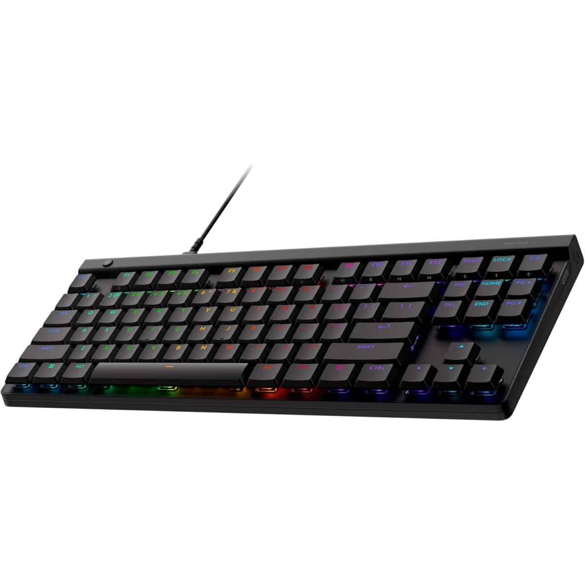 Logitech G G515 Gaming Mechanical Keyboard, Lightspeed, Tkl, Rgb Backlit, Usb, Qwerty, Us, Key Switch Gl Taile, Black