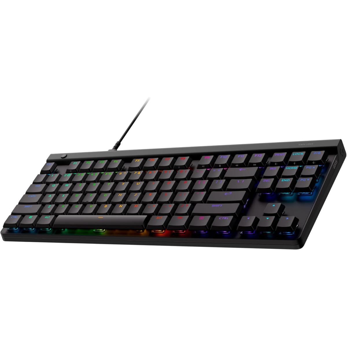 Logitech G G515 Gaming Mechanical Keyboard, Lightspeed, Tkl, Rgb Backlit, Usb, Qwerty, Us, Key Switch Gl Taile, Black - CompuMe Logitech G G515 Gaming Mechanical Keyboard, Lightspeed, Tkl, Rgb Backlit, Usb, Qwerty, Us, Key Switch Gl Taile, Black - CompuMe