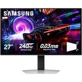 Samsung Odyssey Oled G8 27" (g81sf) 4k Uhd Qd Oled 240hz 0.03ms Hdr10+ Glare Free Super Arena Ux Core Sync Hdmi 2.1 Usb Hub Sleek Metal Design Grey