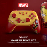 Gamesir Nova Lite Multi-platform Wireless Gaming Controller Marvel's Iron Man