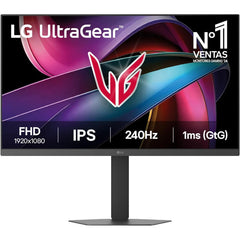 LG UltraGear 27G440A Gaming Monitor, 27" IPS Display, FHD Resolution, 240Hz Refresh Rate, 1ms (GtG @ Faster) Response Time, AMD FreeSync Premium & NVIDIA G-Sync Technology, Black