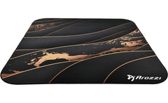 Arozzi Floor Mat Zona Quattro Microfiber Gaming Chair Floor Mat for Carpet Anti-Slip Noise Dampening Floor Mat for Office Chair - Black Gold
