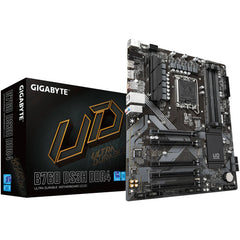 GIGABYTE B760 DS3H DDR4 LGA1700 ATX Motherboard, Intel B760 Chipset, 4 x DDR4 DIMM, Up to 128GB Max Memory Support, 1x PCI Express x16, 1x HDMI, 1x DisplayPort, USB-C / USB 3.2