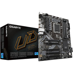 GIGABYTE B760 DS3H DDR4 LGA1700 ATX Motherboard, Intel B760 Chipset, 4 x DDR4 DIMM, Up to 128GB Max Memory Support, 1x PCI Express x16, 1x HDMI, 1x DisplayPort, USB-C / USB 3.2