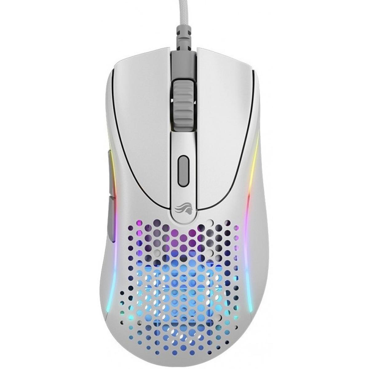 Glorious Model D 2 (White) RGB Wired Gaming Mouse 58g Lightweight, 26K DPI w/6 Programmable Buttons & Ergonomic Design | Model D 2 | - CompuMe