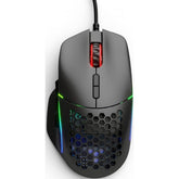 Glorious Gaming Model I RGB Wired Gaming Mouse 69g Superlight, 19K DPI w/ 2 Swappable Buttons, 9 Programmable Buttons, Side Thumb Rest - Black