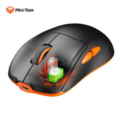 Meetion Air GW39 PAW3395 Sensor Wireless Gaming Mouse with Charging Dock -Black