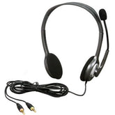 Logitech 981 000214 H110 Stereo Headset W/ Roating Microphone & 3.5mm Dual Plug Black