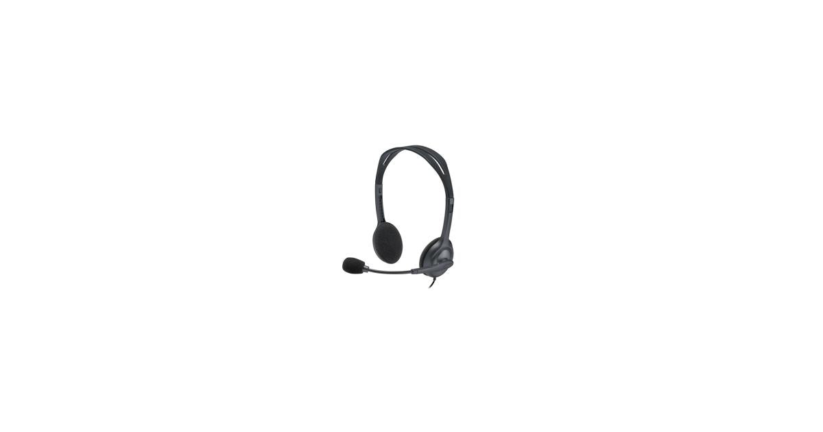 Logitech H111 STEREO HEADSET - SINGLE JACK - CompuMe