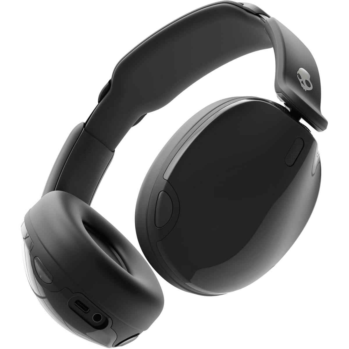 Skullcandy Hesh 540 Anc Wireless Over Ear Bluetooth Headphones With Thx Spatial Audio, Aive Noise Cancelling, Personalized Sound, Up To 65 Hours Battery, Microphone For Iphone Android True Black